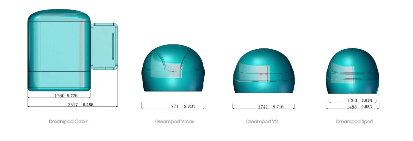 Dreampod V2 Float Pod Black - Saunas King