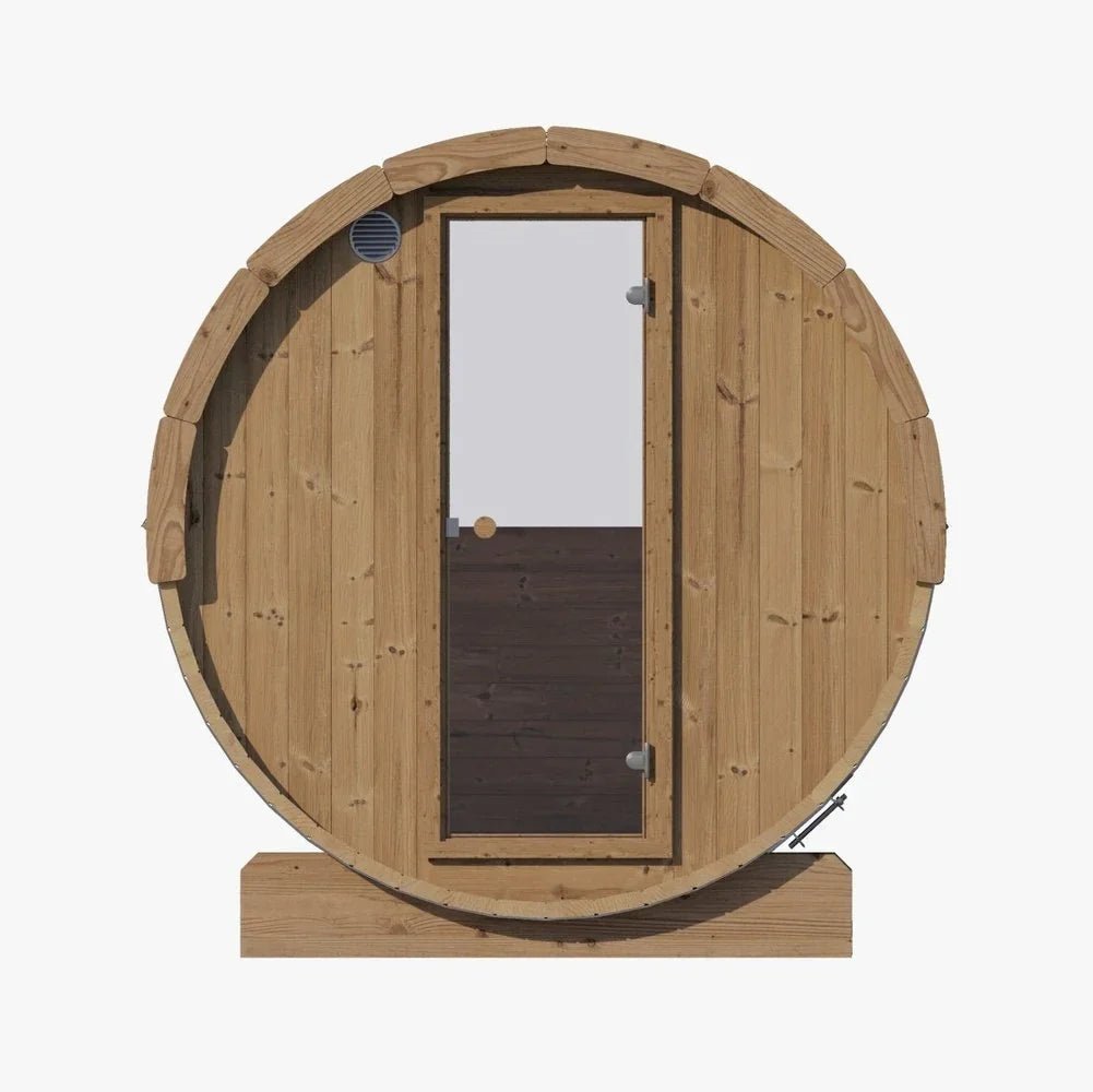 SaunaLife Model E7W 4 Person Sauna Barrel - Window - Saunas King