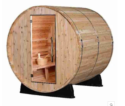 Almost Heaven Pinnacle 4 Person Outdoor Barrel Sauna Detox Package