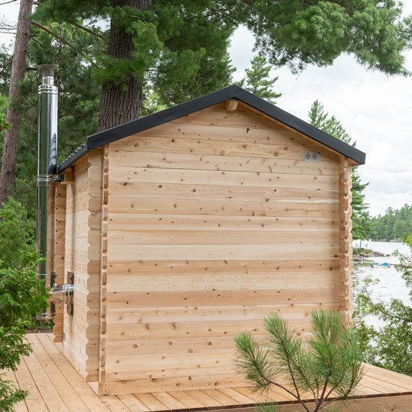 Dundalk Leisure Georgian Cabin Sauna with Porch CTC88PW