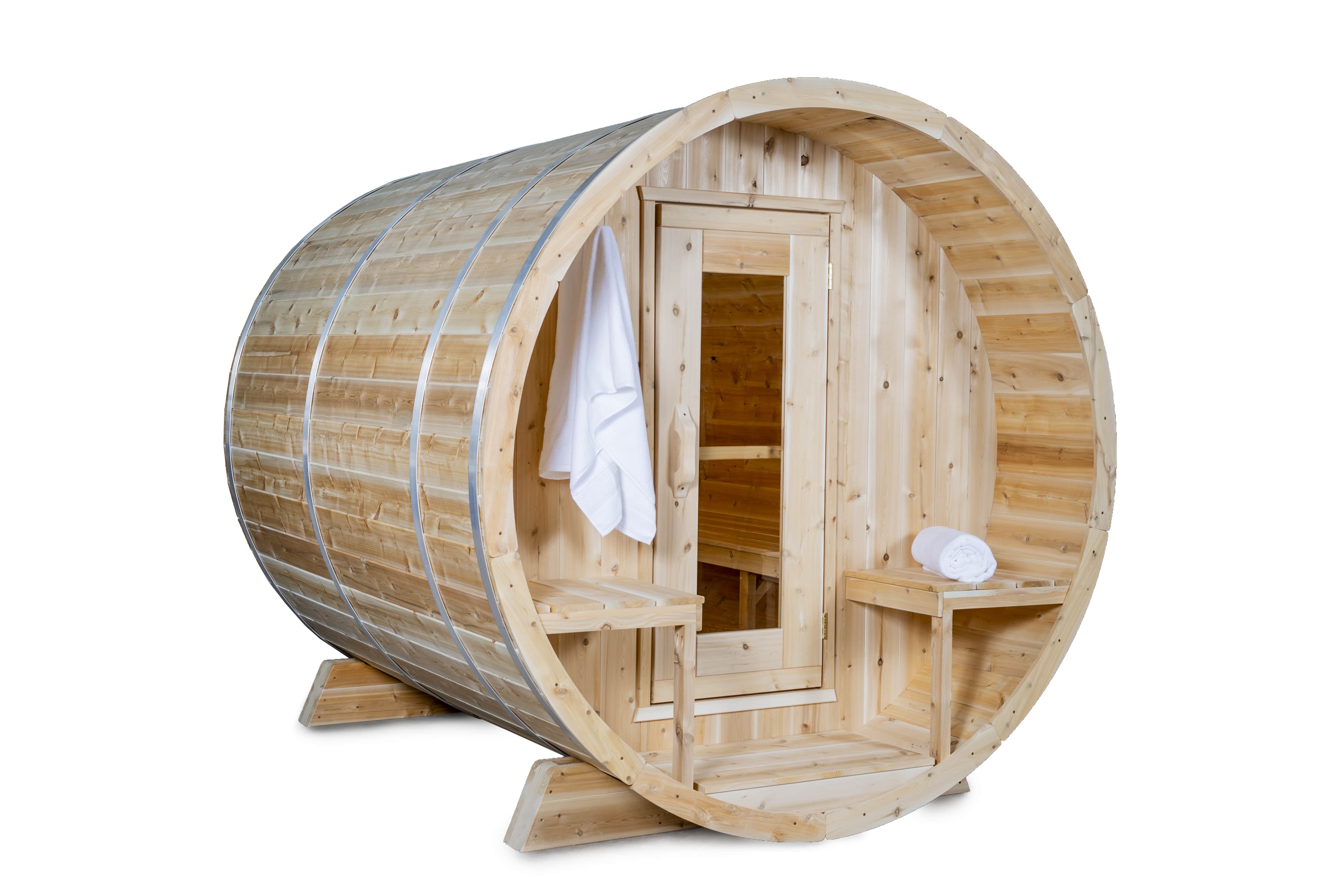 Dundalk CT Serenity 4 Person Barrel Sauna