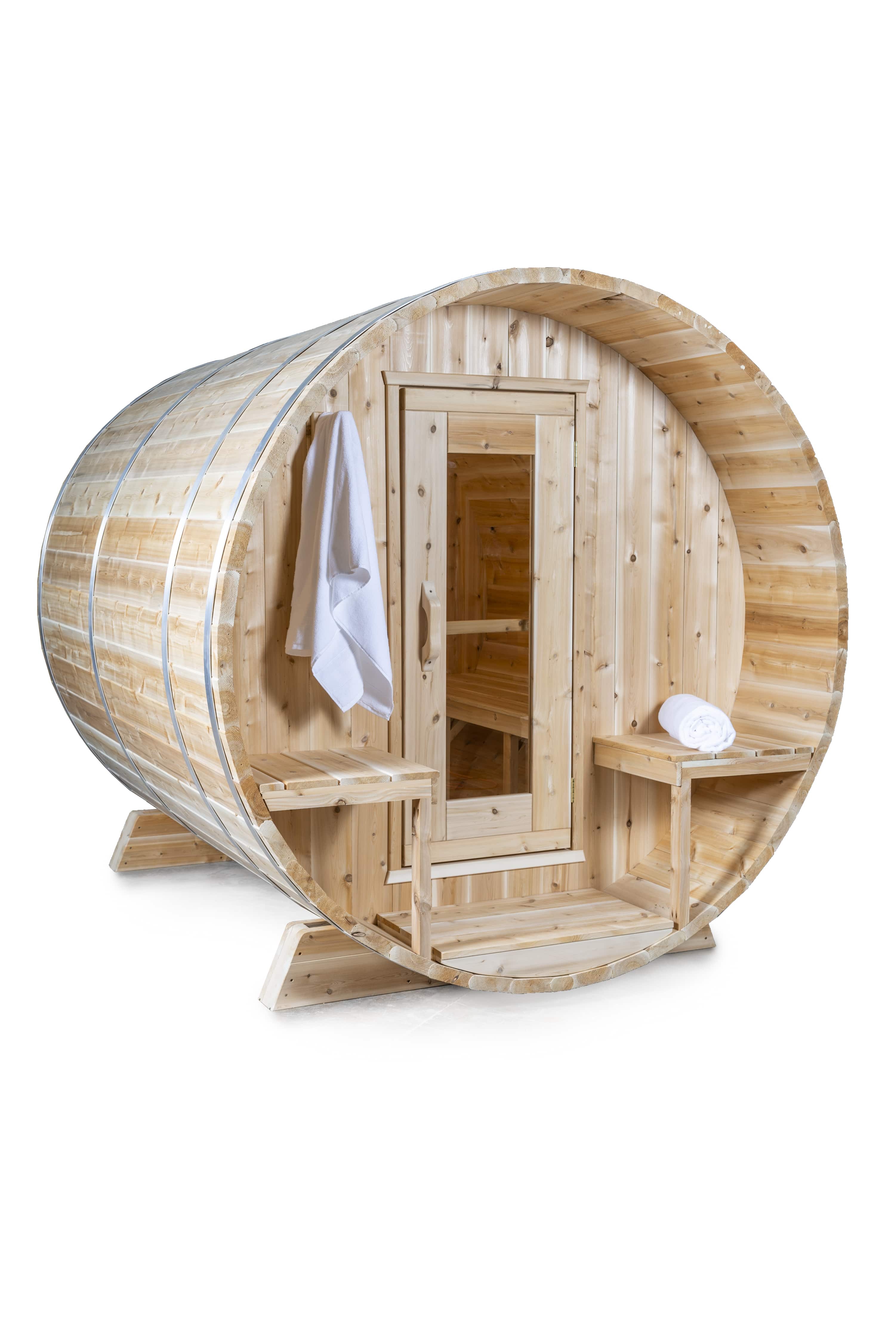 Dundalk CT Serenity 4 Person Barrel Sauna