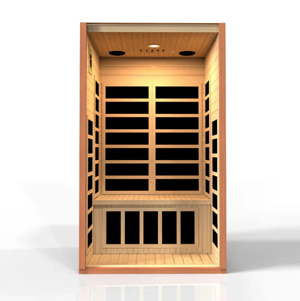 Golden Designs Avila - 1-2 Person Ultra Low EMF FAR Infrared Sauna