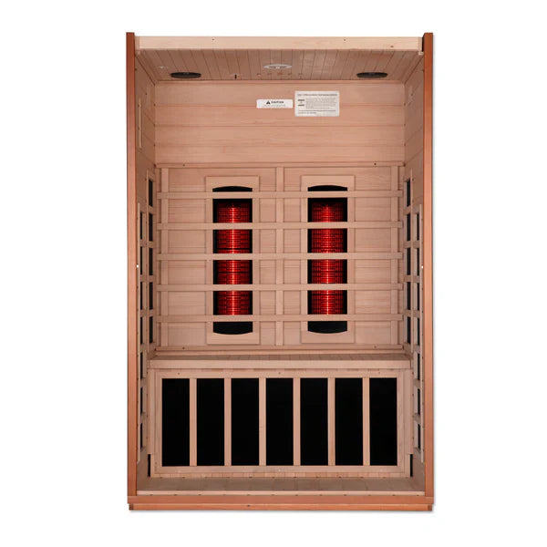 Golden Designs Cardoba Full Spectrum 2 Person Full Spectrum Infrared Sauna - Canadian Hemlock