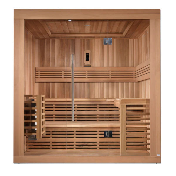 Golden Designs "Osla Edition" 6 Person Traditional Sauna - Canadian Red Cedar