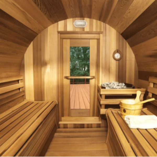 Premium Cedar Barrel Sauna