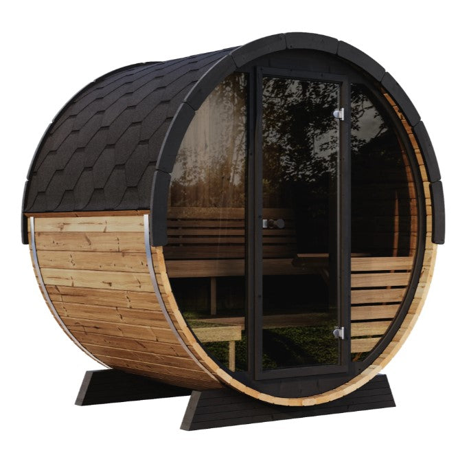 SaunaLife Model EE6G 4-Person Sauna Barrel