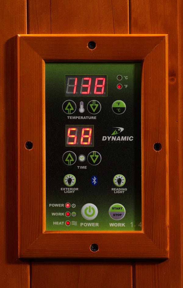 Golden Designs Avila Elite- 1-2 Person Ultra Low EMF FAR Infrared Sauna