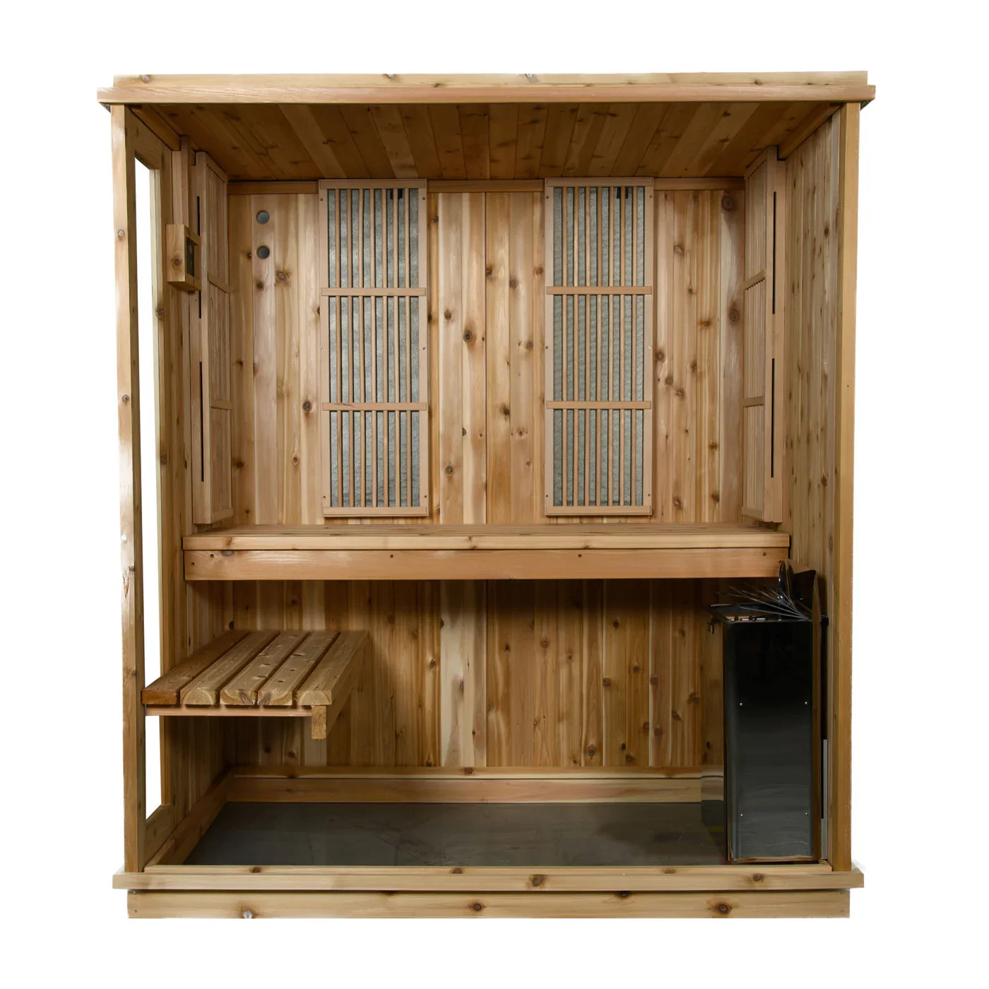 Almost Heaven 2-3 Person Auburn Infrared & Traditional Hybrid Sauna