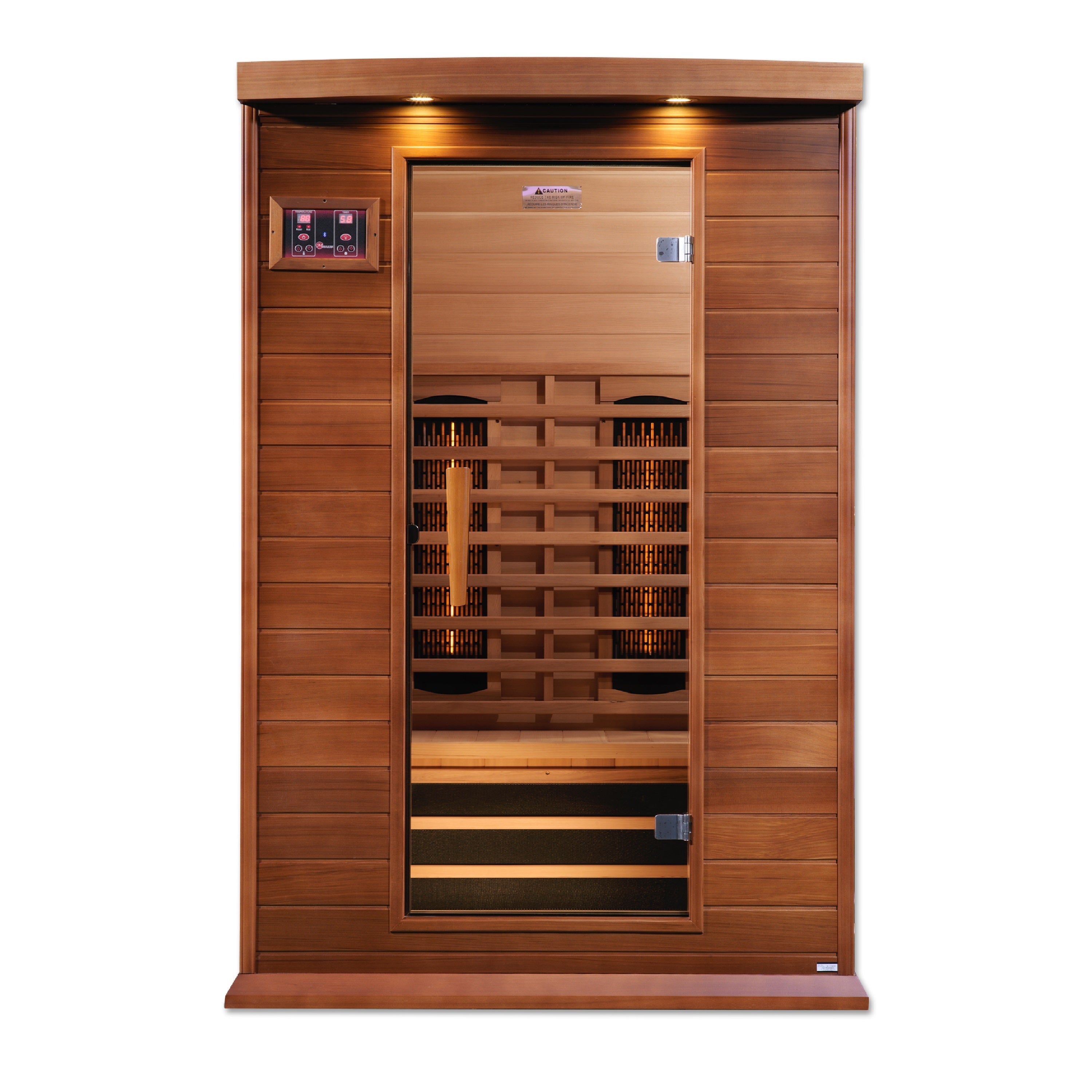 Golden Design Maxxus 2 Person Full Spectrum Infrared Sauna - Canadian Red Cedar