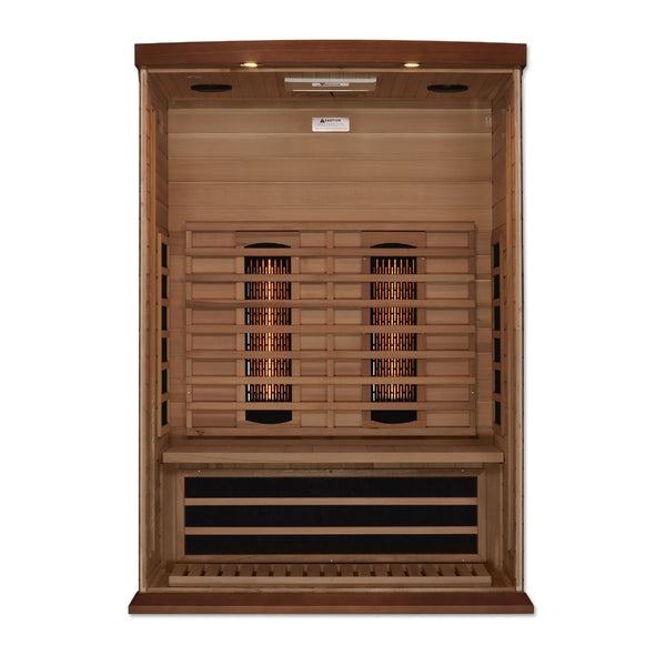 Golden Design Maxxus 2 Person Full Spectrum Infrared Sauna - Canadian Red Cedar