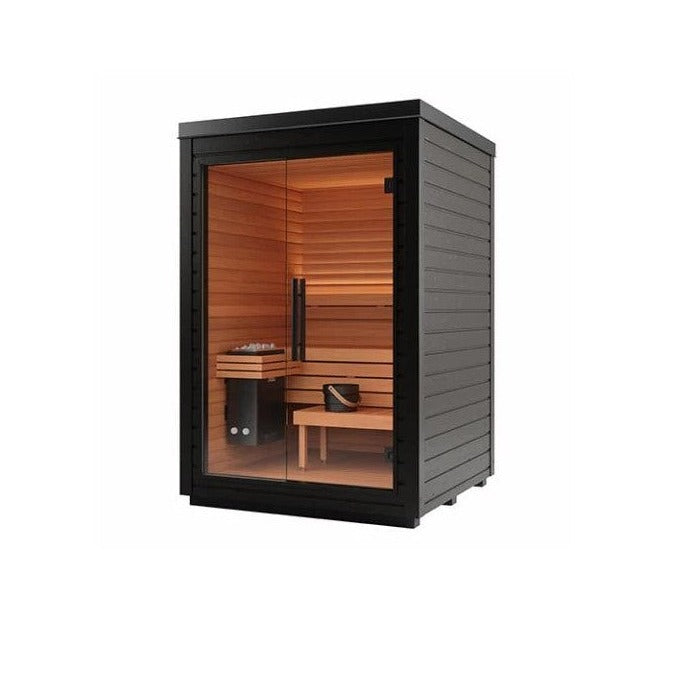 Auroom Mira S 1-2 Person Outdoor Modular Cabin Sauna Kit