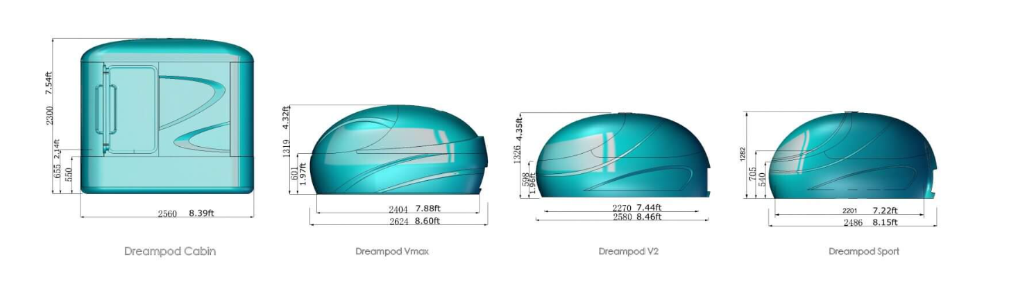 Dreampod V2 Float Pod Black