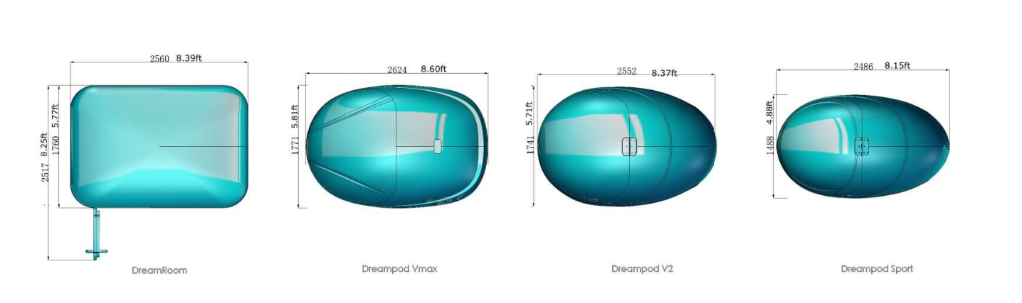 Dreampod V2 Float Pod Black