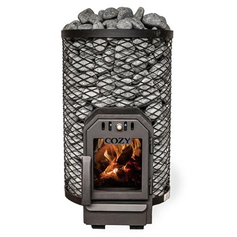 Cozy Heat O Thru-Wall Sauna Stove