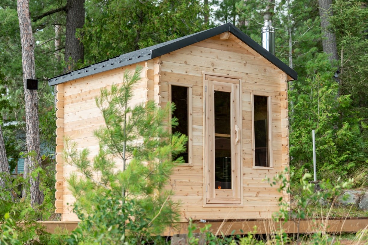 Dundalk CT Georgian Cabin 6 Person Sauna - Saunas King