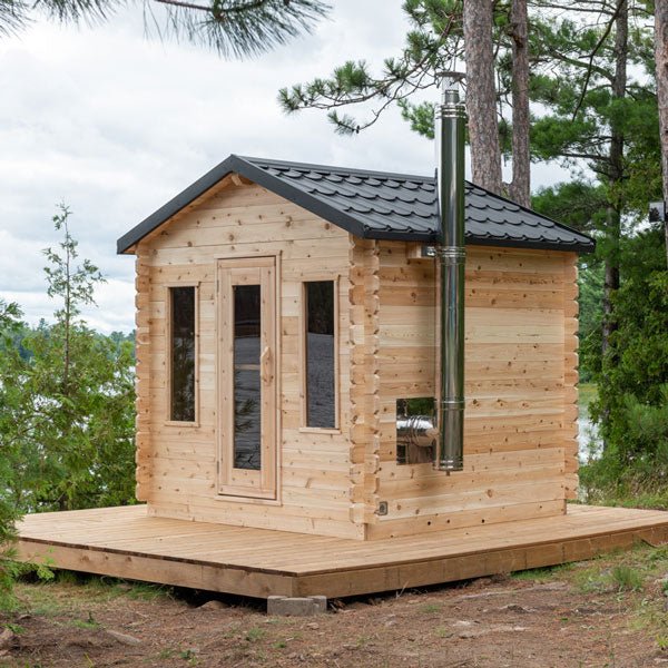 Dundalk CT Georgian Cabin 6 Person Sauna - Saunas King