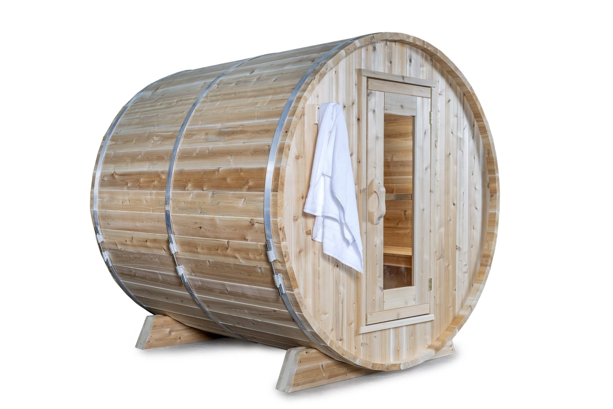 Dundalk CT Harmony 4 Person Barrel Sauna - Saunas King