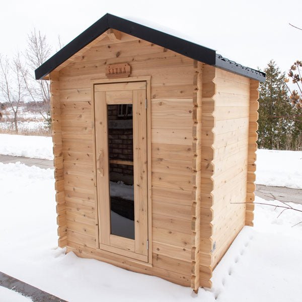 Dundalk Leisure Canadian Timber 2 - 3 Person Granby Cabin Sauna CTC66W - Saunas King