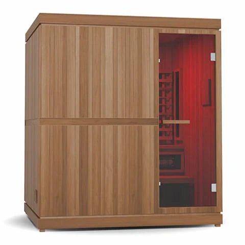 Finnmark FD - 5 Trinity XL Infrared and Traditional 4 - Person Hybrid Sauna - Saunas King