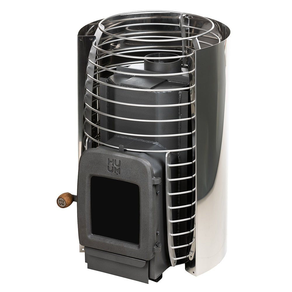 HUUM HIVE Heat LS 12.0kW Wood - Fired Sauna Heater with Firebox Extension - Saunas King