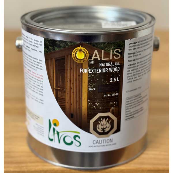 Livos Alis Black - Saunas King