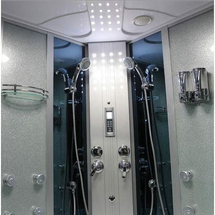 Mesa WS-701 2 Person Corner Steam Shower with Jetted Tub