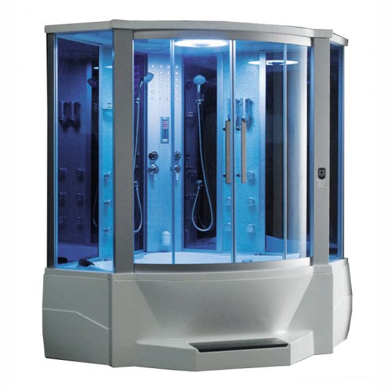 Mesa WS-701 2 Person Corner Steam Shower with Jetted Tub