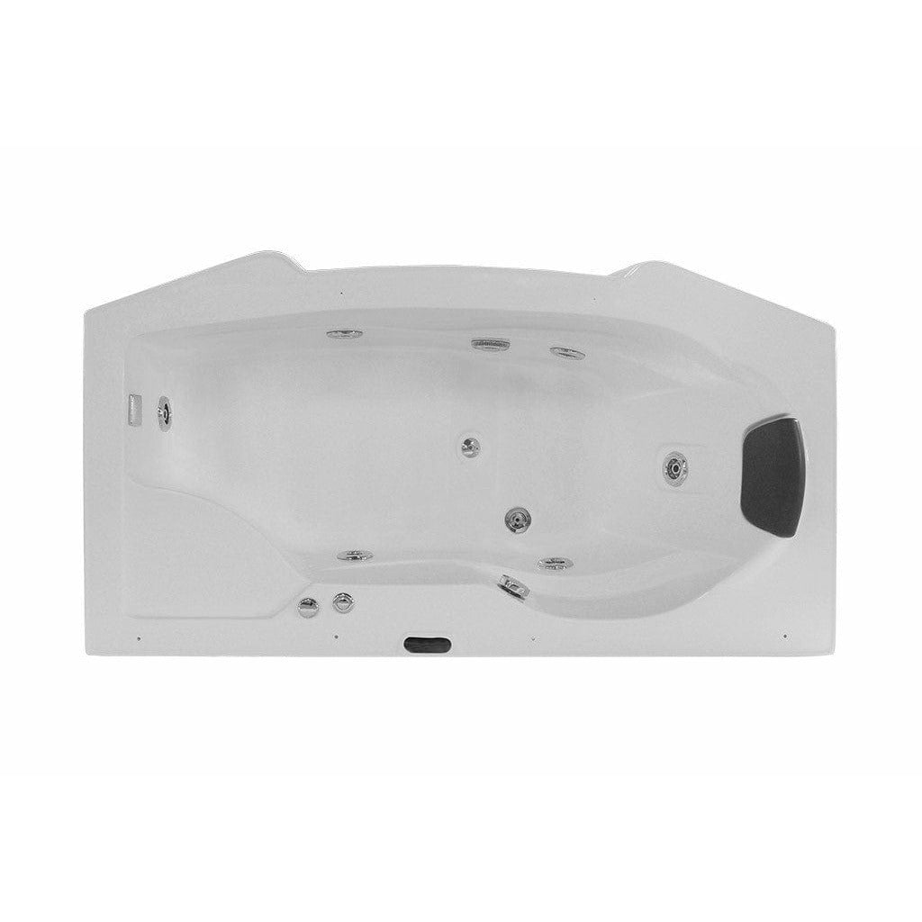 Mesa WS-807A 2 Person Walk-In Steam Shower with Jetted Tub