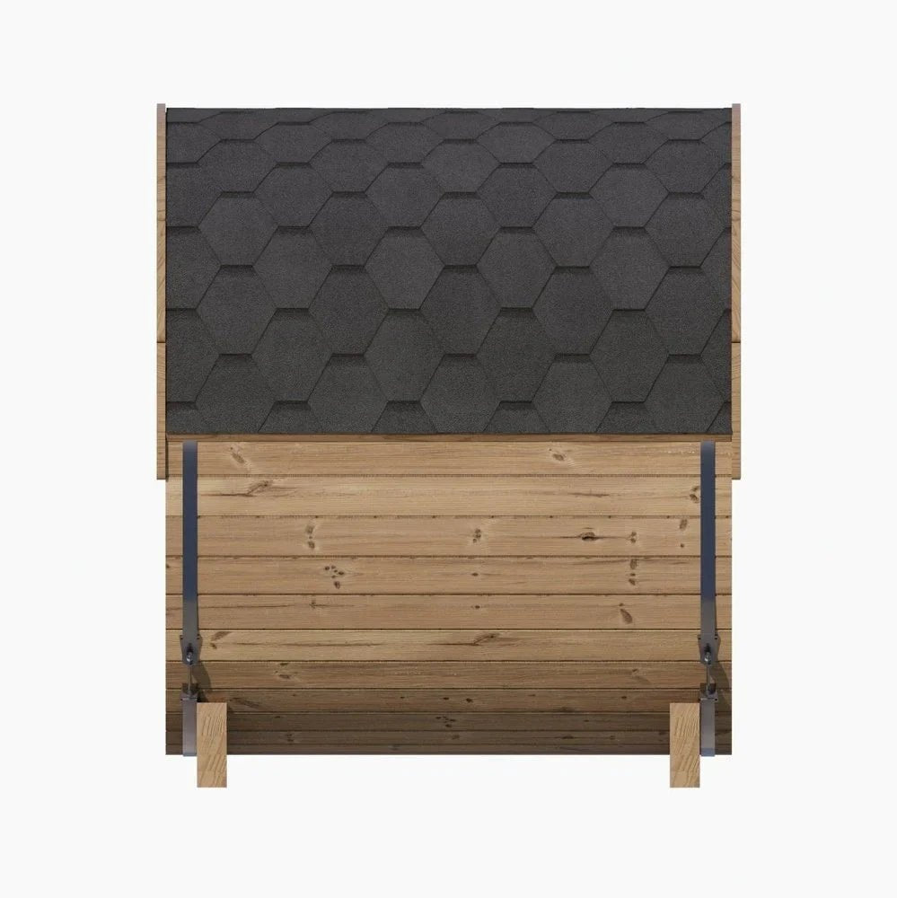 SaunaLife Model E6W 3 Person Sauna Barrel - Window - Saunas King