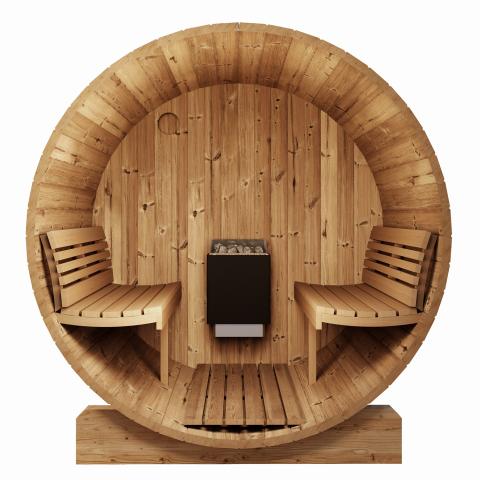 SaunaLife Model E8 Sauna Barrel | ERGO Series - Saunas King