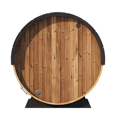 SaunaLife Model EE8G ERGO Series Sauna Barrel 79"L x 91"H (Diameter) Glass Front - Saunas King