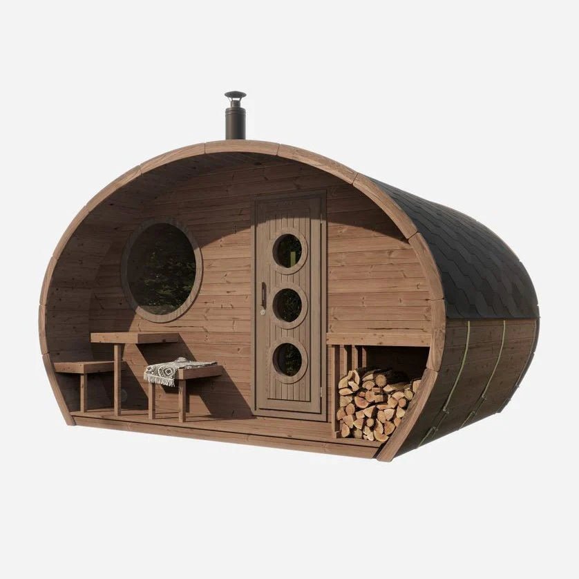 SaunaLife Model G11 8 Person Garden Series Outdoor Sauna - Saunas King