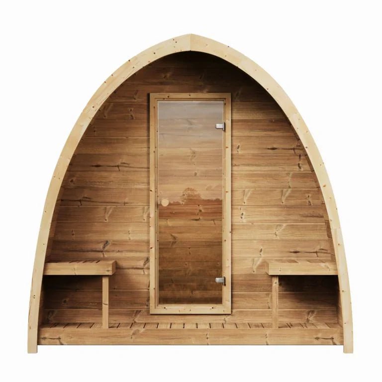 SaunaLife Model G3 4 Person Outdoor Home Sauna Kit - Saunas King