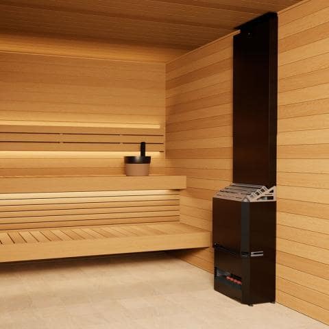 Saunum Air 7 Sauna Heater - Air Series, 6.4kW Sauna Heater w/ Climate Equalizer - Saunas King